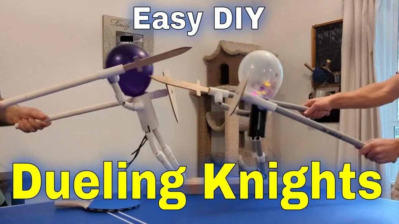 Dueling Knights Tabletop/Bar game | Easy DIY Project