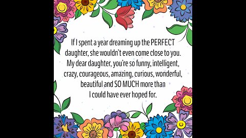 If I Spent A Year Dreaming Of A Perfect Daughter [GMG Originals]