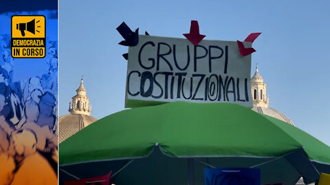 OGNI SABATO MANIFESTEREMO CONTRO QUESTA DITTATURA - La piazza di Roma il 14 agosto