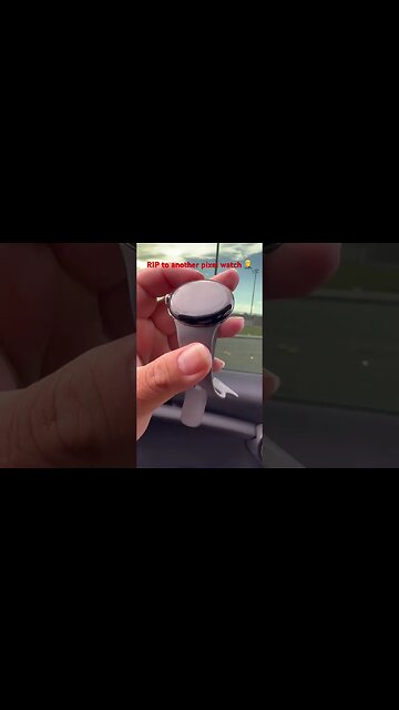 Another Google Pixel Watch broke from light tap 🤦‍♂️ #pixelwatch #broken #google