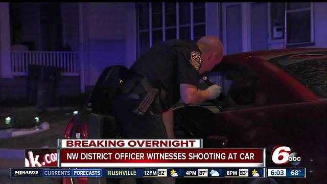 Mustang shot up on west side, driver hospitalized