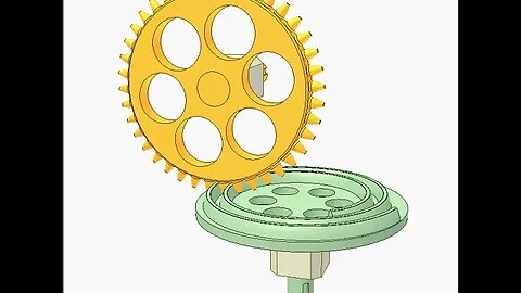 2399 Archimedean spiral gear and Pin gear 1
