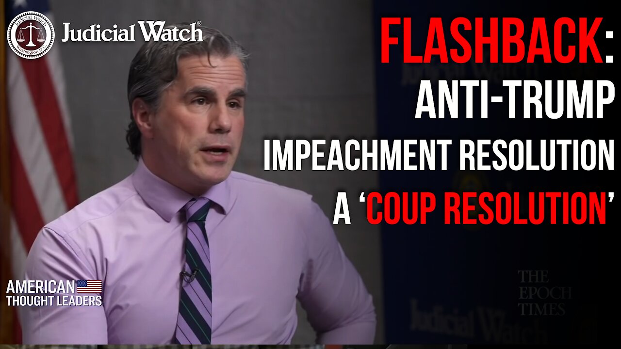 FLASHBACK: Anti-Trump Impeachment Resolution a 'Coup Resolution!'