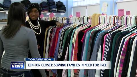 Ken-Ton Closet helps family who relocated from Puerto Rico and many others