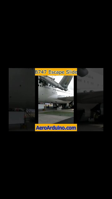 B747 Escape Slide #Aviation #Flying #AeroArduino