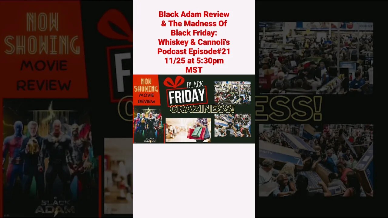 Black Adam Review and The Madness Of Black Friday #shorts #blackadam #blackfriday