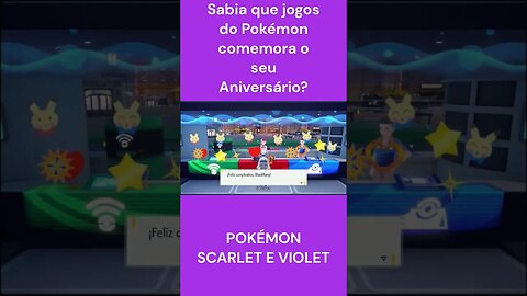 Pokémon comemorando o seu aniversário (Sword&Shield e Scarlet&Violet) #shorts