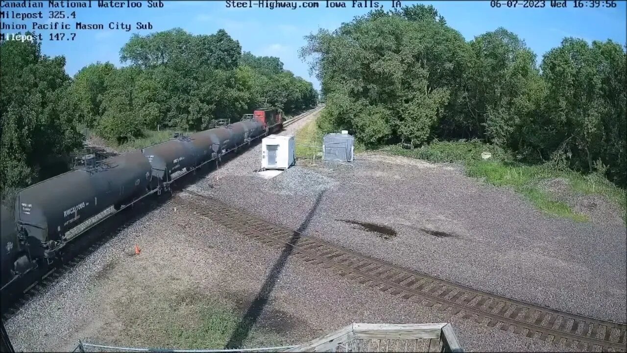 EB CN Weed Sprayer at Iowa Falls, IA on June 7, 2023