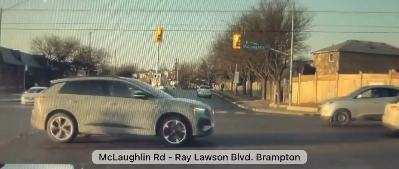 Illegal Left Turn In Brampton