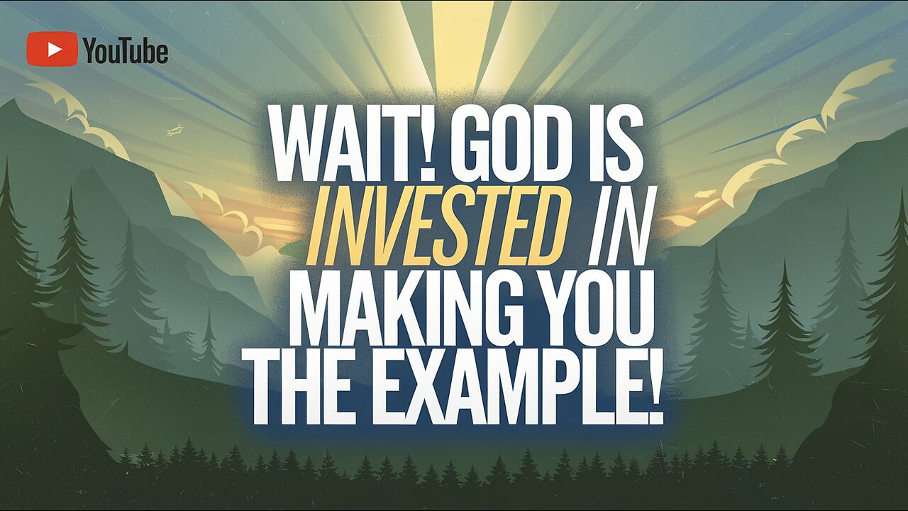 WAIT! God Is Making YOU His Example! #GodsPlan #BeAnExample #DivinePurpose #Jesus #God #Faith #Love