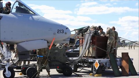 A-10 Thunderbolt II Integrated Combat Turn at Northern Strike 22