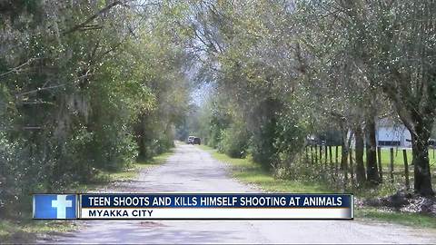 Manatee County teen shooting at animals in trash, accidentally kills himself