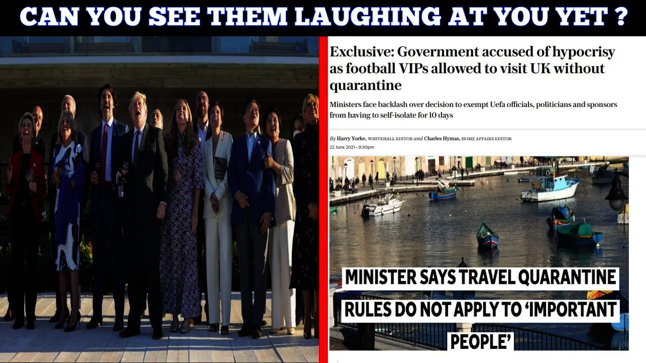 UK Government Admits Travel Rules Don't Apply To Important People... Most Are Only For Us Peasants
