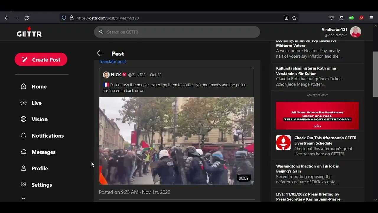 French Protest tactics