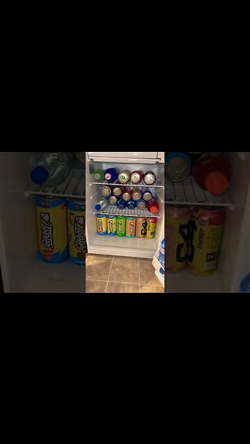 My Mini Fridge Got the BEST Drinks