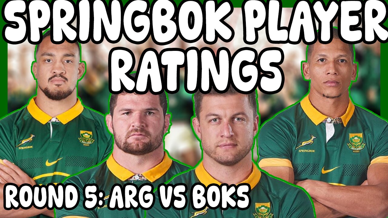 SPRINGBOKS PLAYER RATINGS vs Argentina - Rugby Championship 2024