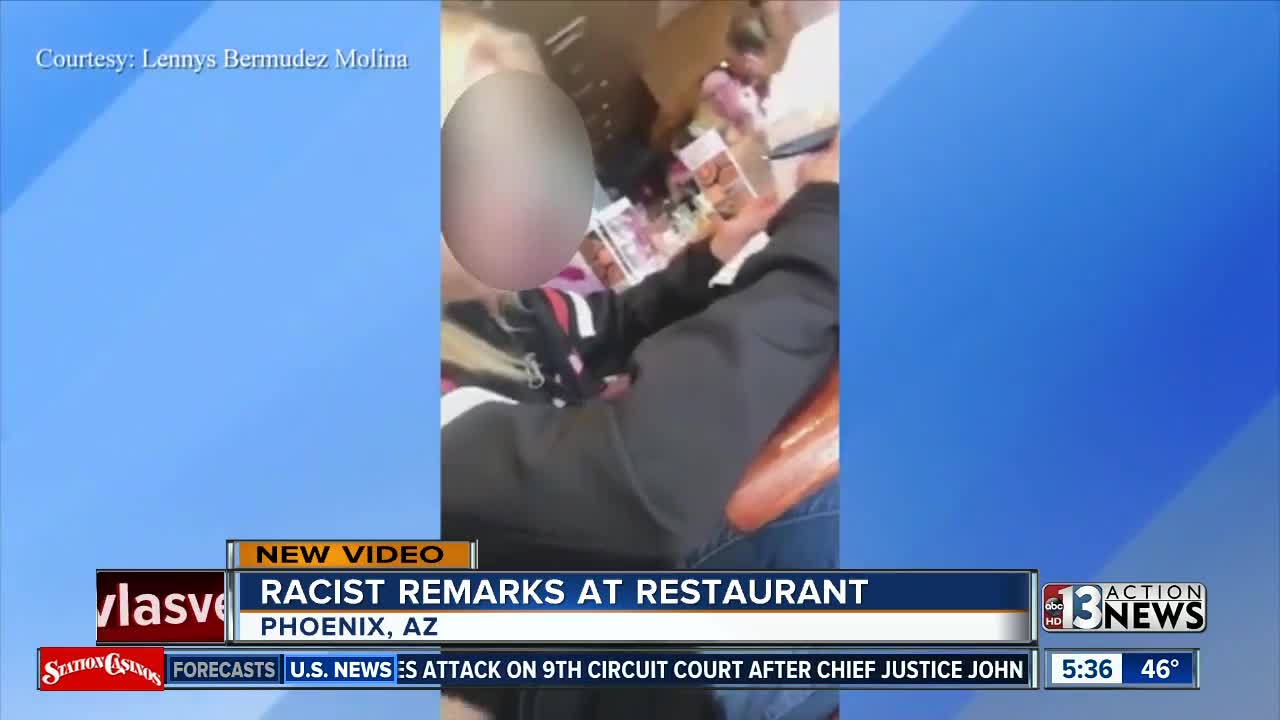 Racist remarks at Phoenix restaurant