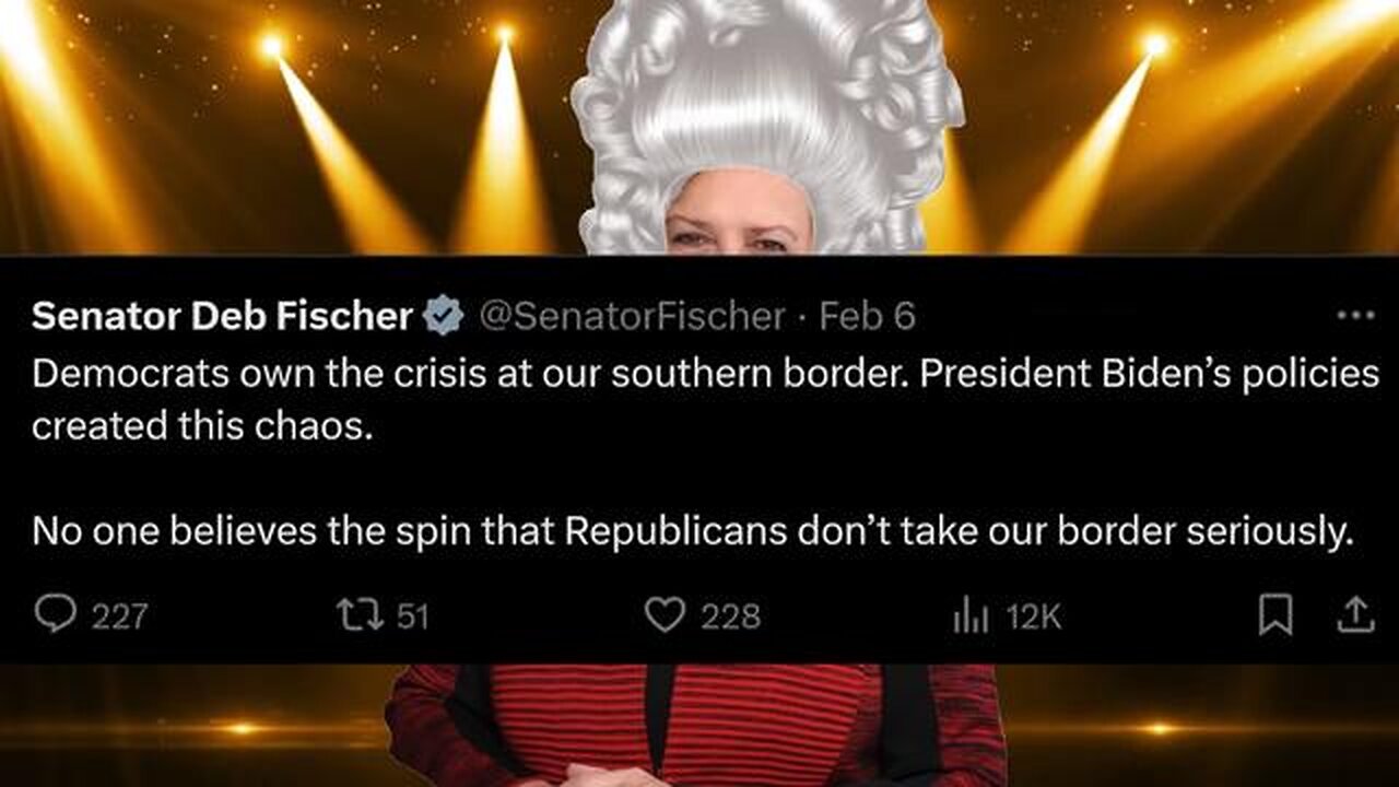 Debbie Downer Fischer Seriously - Yo Nebraska Member of Congress Jokes