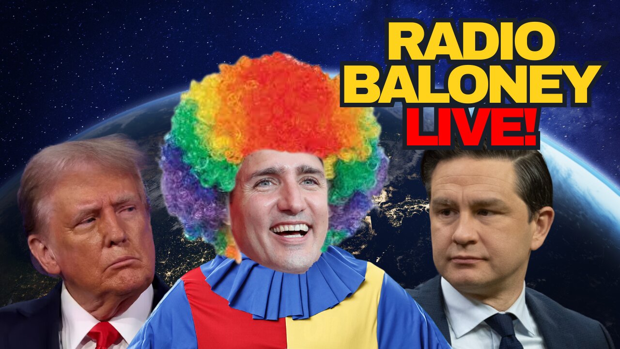 Radio Baloney Live! Trudeau Is Done, Poilievre Great Speech, Big Tech Loves Trump, NJ Drones