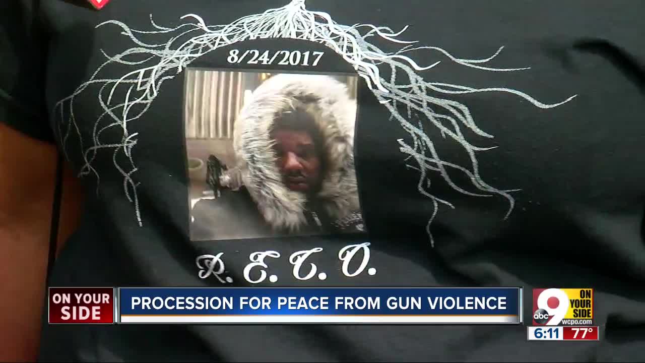 Procession for Peace from gun violence