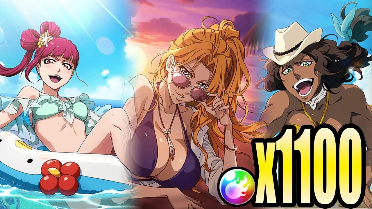 Bleach Brave Souls: Swimsuit Summons: Summer Vacation - 1100 Orbs