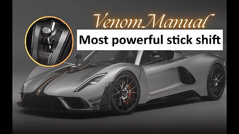 Hennessey Venom F5-M most powerful manual vehicle