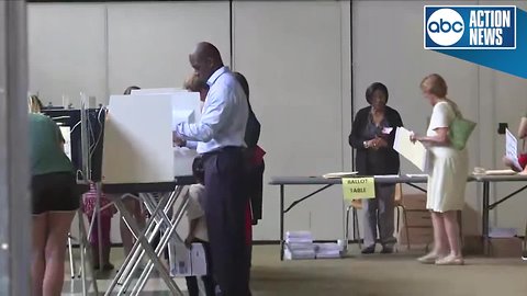 Democratic candidate for Florida Governor, Andrew Gillum, votes in Tallahassee