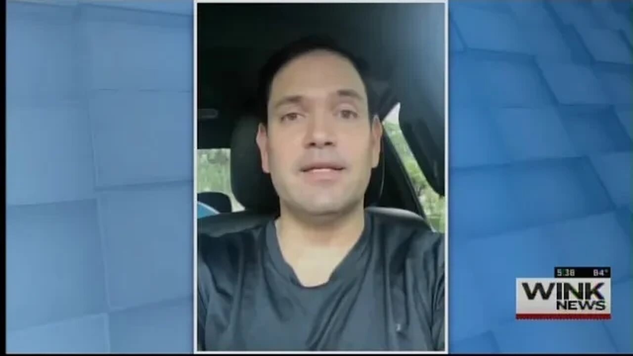 WINK: Sen Rubio Says the Economy Must Stay Open, Urges Americans to Take Precautions Against Virus