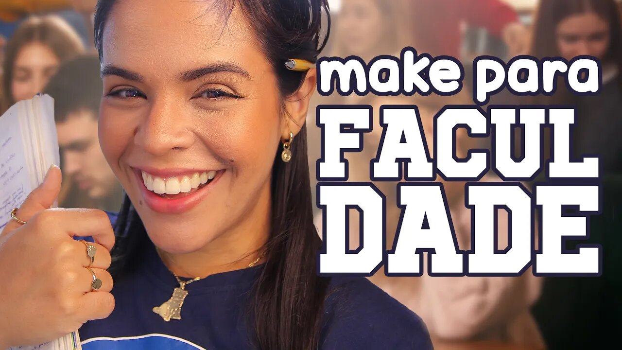 O QUE USAR DE MAQUIAGEM NA FACULDADE - MAQUIAGEM SIMPLES E BONITA | RENATA FIGUEIREDO