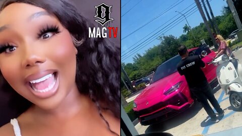 Starr Gyal Responds To Viral Video Of Woman Entering Her Lambo For Photo! 😱