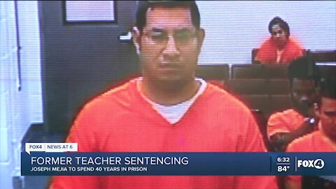 Former Collier County teacher charged with Lewd and Lascivious Battery sentenced to 40 years in prison