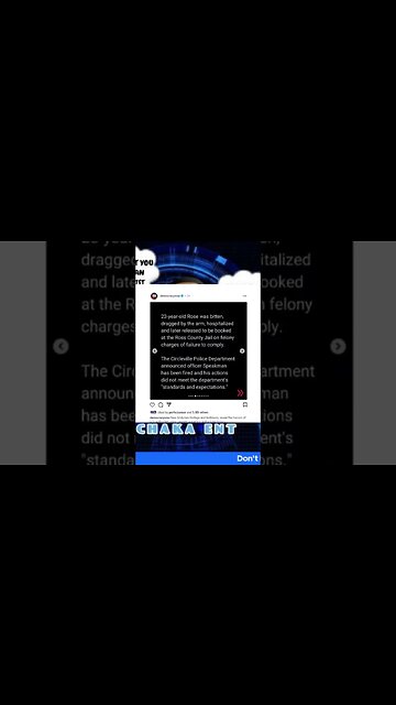 Officer Speakman has been fired related to dog attack