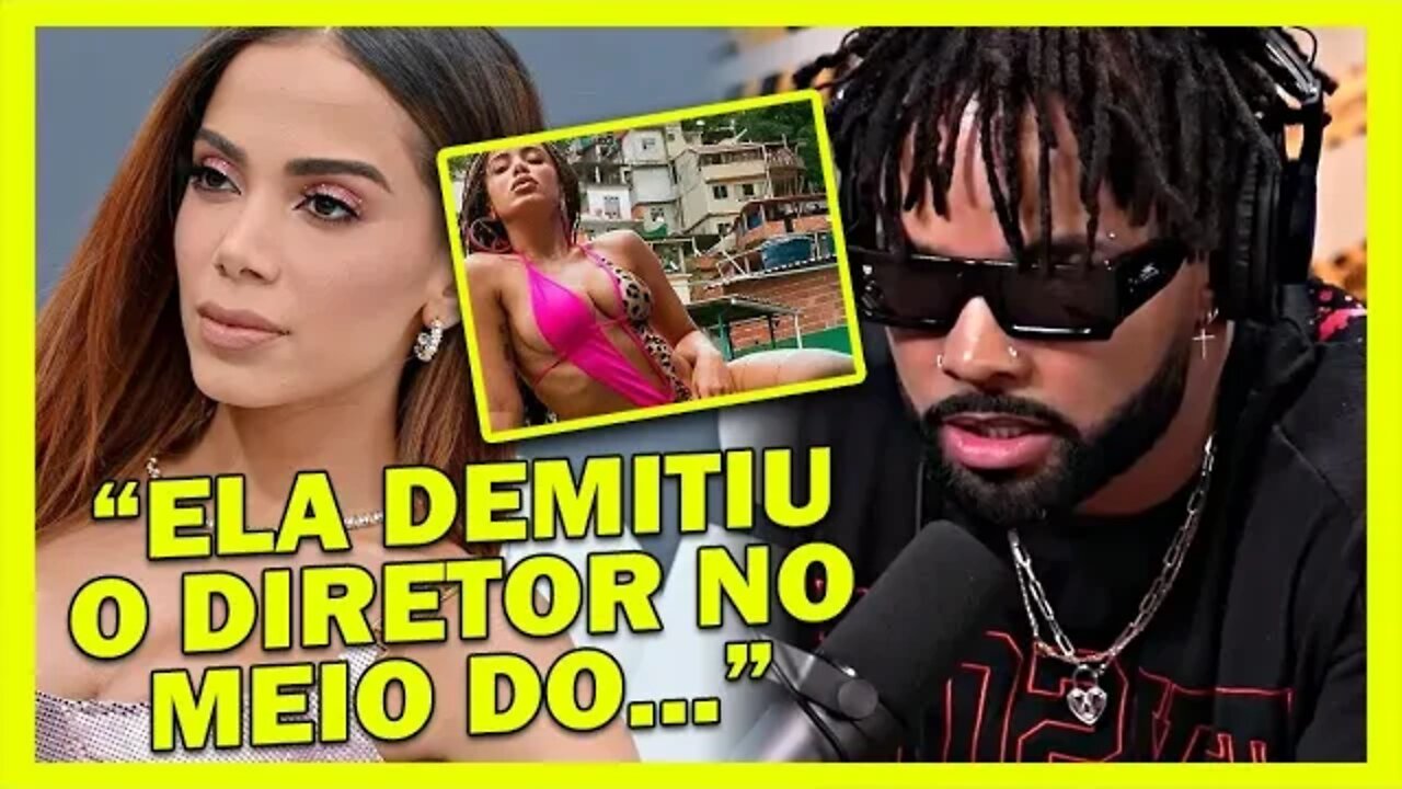 ANITTA FEZ ISSO COM DIRETOR EM MEIO A VÍDEO CLIP #cortespodcast #anitta