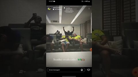 Andrey sendo convocado para a seleção brasileira pela primeira vez