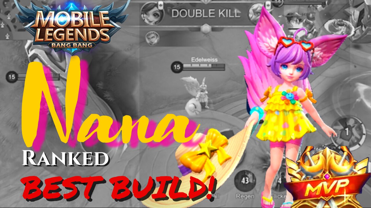 Nana Gameplay - BEST BUILD! | Mobile Legends: Bang Bang | Mage Support | Solo Rank
