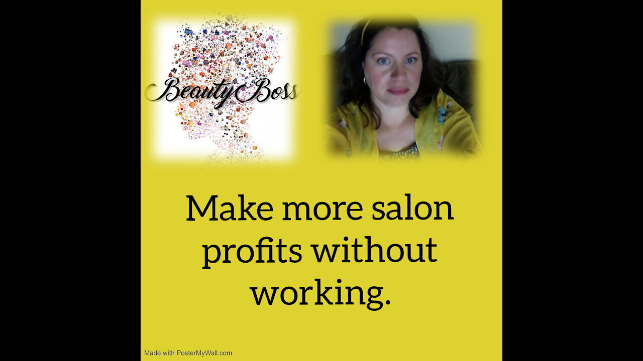 Make more salon profits without working more. PART 3