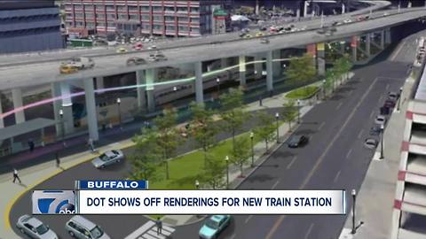 Renderings for new Buffalo train station