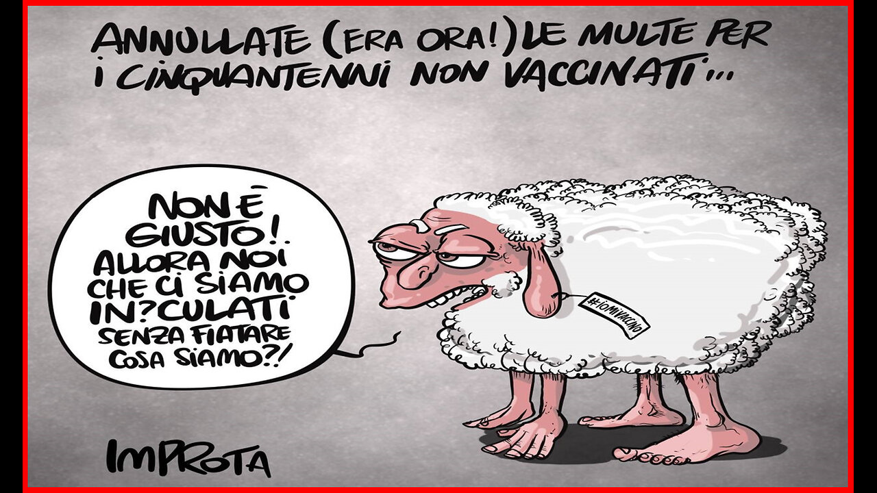 CANCELLATE LE MULTE AI NO VAX💉ALTRO CHE CONDONO💉ATTO DOVUTO!!!