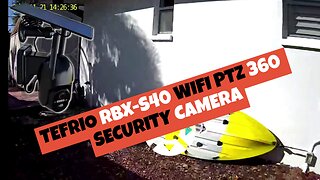 Tefrio RBX-S40 360° Solar WiFi Security Camera Review (Best UBOX Camera?)