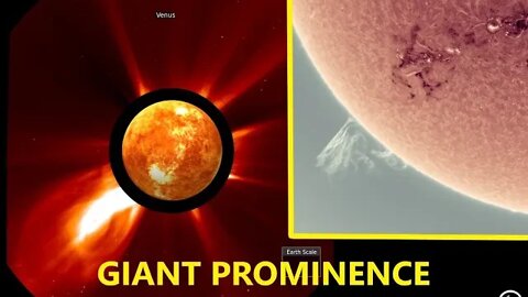 A GIANT SOLAR PROMINENCE ERUPTION AND THE ISS