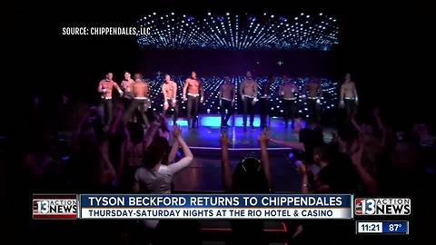 Tyson Beckford returns to Chippendales