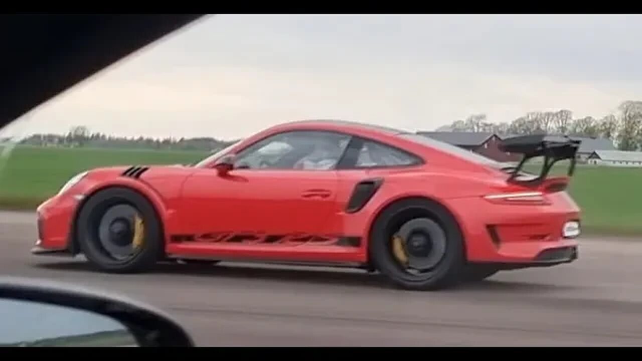 761 HP Porsche Taycan Turbo S vs 520 HP Porsche 911 GT3 RS 991 Mk II PDK ROLL and DRAGRACE🏁[4k 60p]