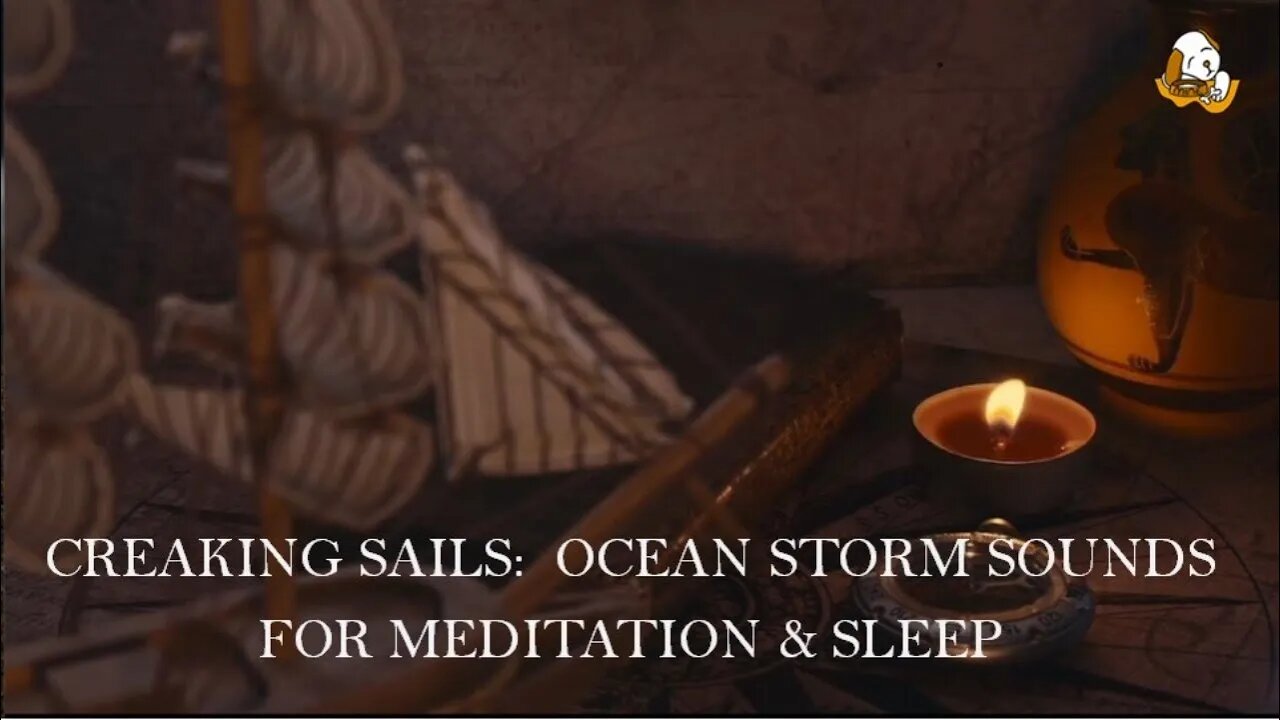 GHOST SHIP CABIN AMBIENCE. Calming Sounds For Meditation, Relaxation, Study & More.