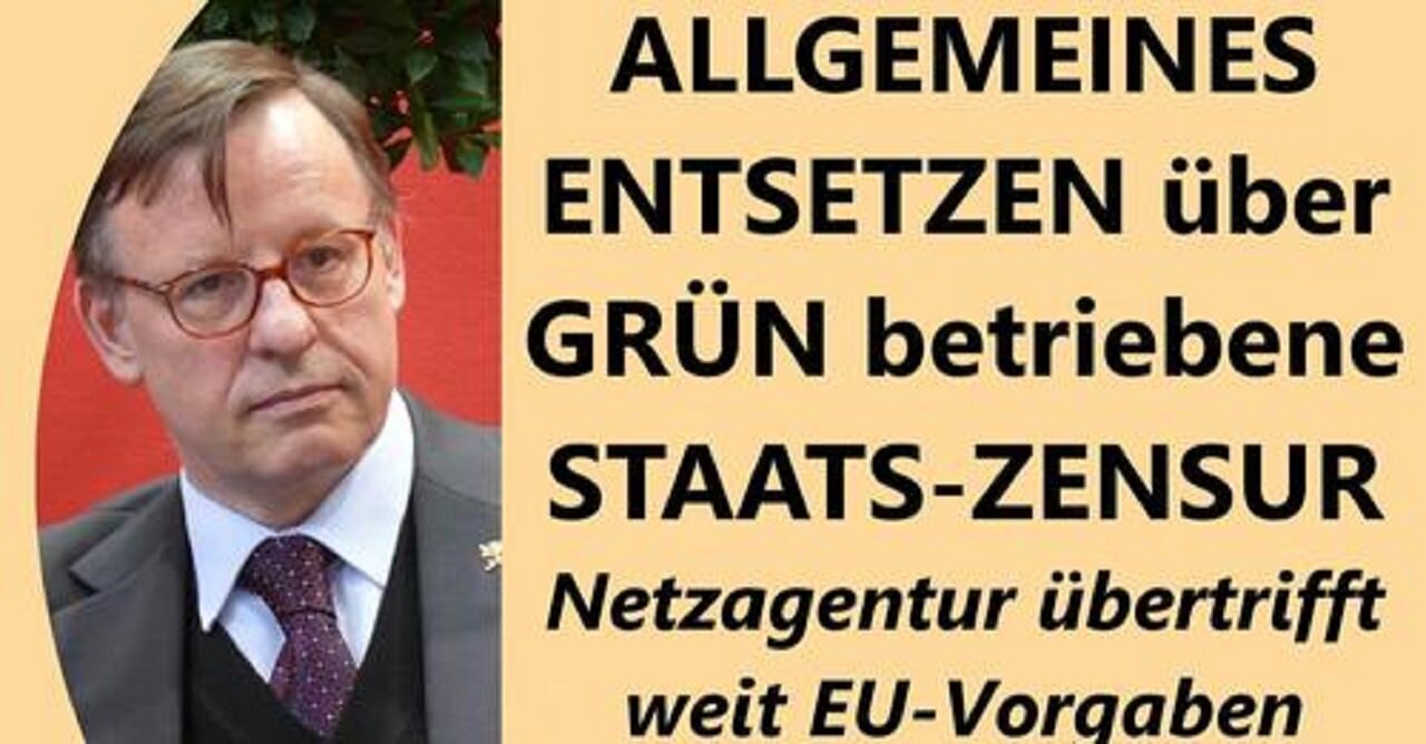 Fassungslosigkeit bei linken Journalisten, Verfassungs- und Medienrechtlern über Zensur-Grün