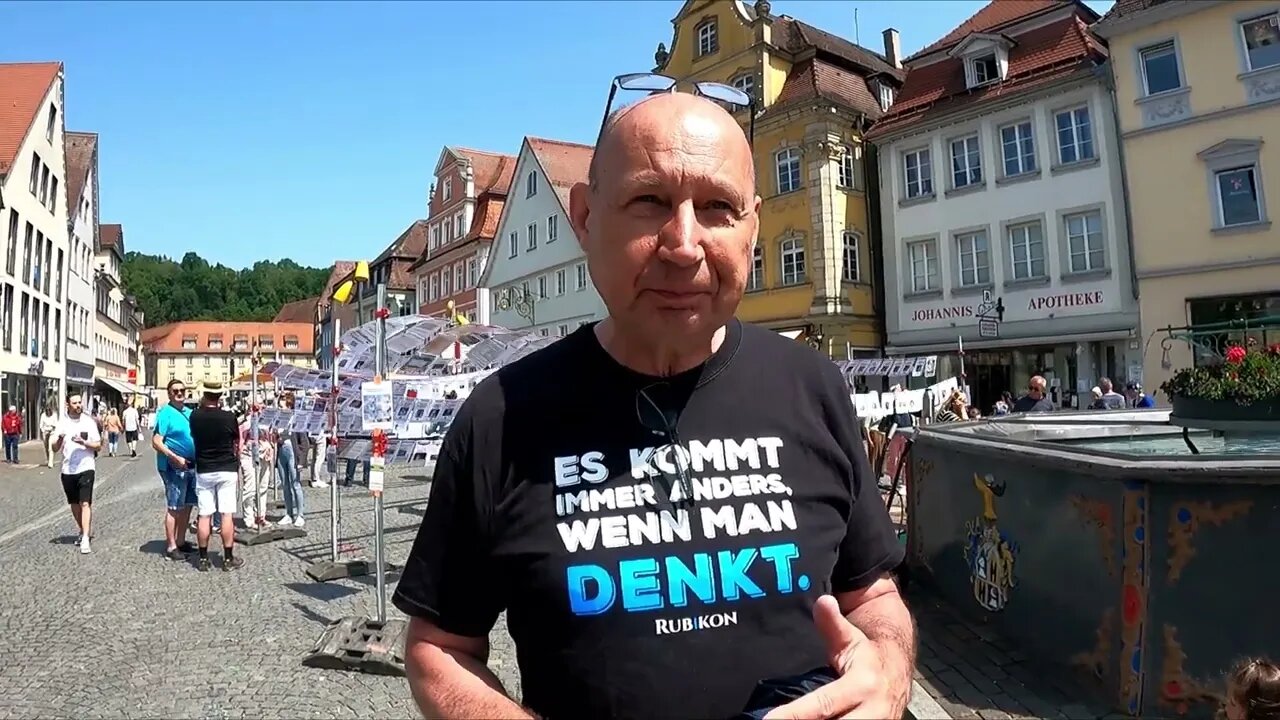 Stefan berichtet über den Verbot Bescheid für die "Galerie der Pandemie"