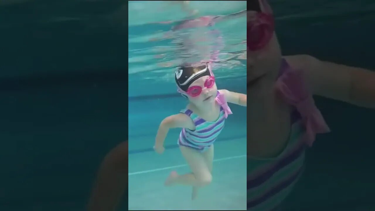 Toddler Treading Water