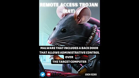 WHAT IS A REMOTE ACCESS TROJAN RAT #cyberpunk2077 #cybersecurity #infosec #malware #cyberattacks