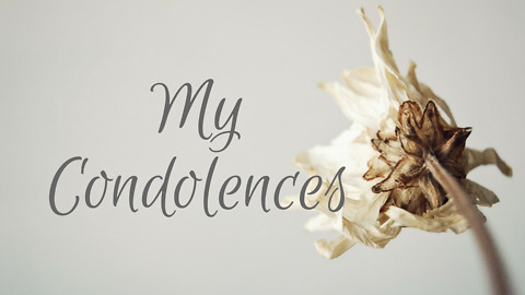 Condolences - Greeting 2