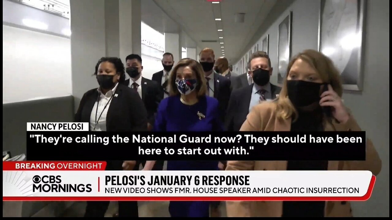 New J6 Video: Pelosi Takes Responsibility For Not Deploying National Guard