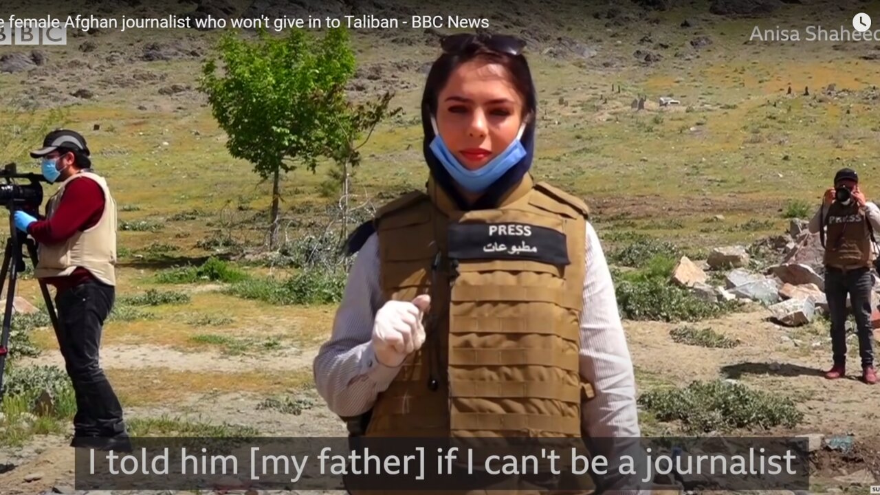 The female Afghan journalist who won't give in to Taliban